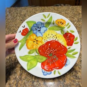 Spring bloom collection plate Laurie Gates